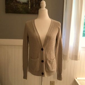 Hollister cardigan with brown buttons